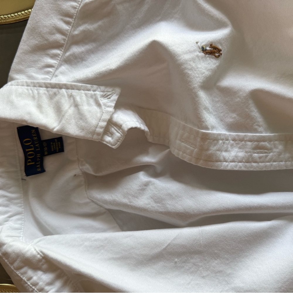 Boys Polo Ralph Lauren White Shirt